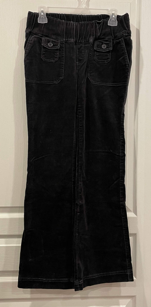 Black Maternity Velvety Pants, size X-Small, Excellent Used Condition (EUC), Maternity XS (0-2)