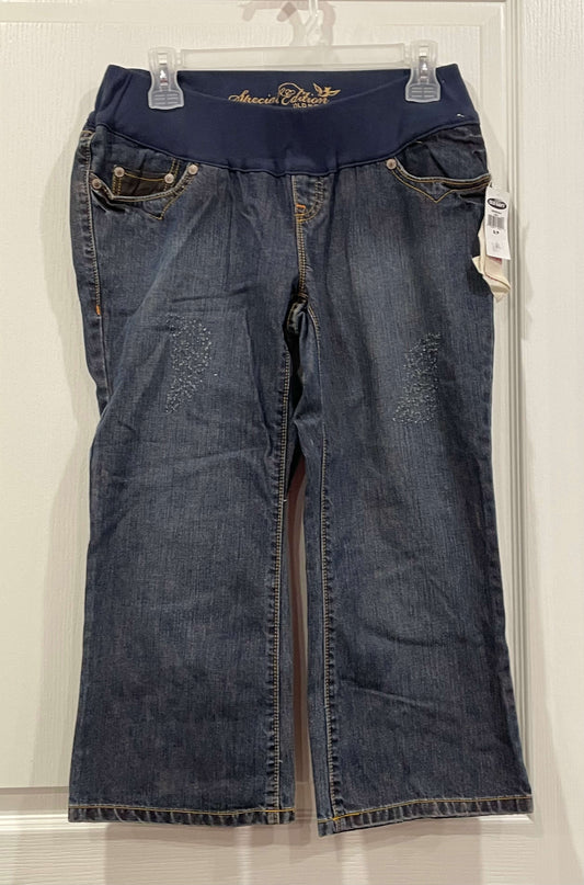 Maternity Denim Capris/Crops from Old Navy, size Small, New With Tag (NWT), Maternity S (4-6)