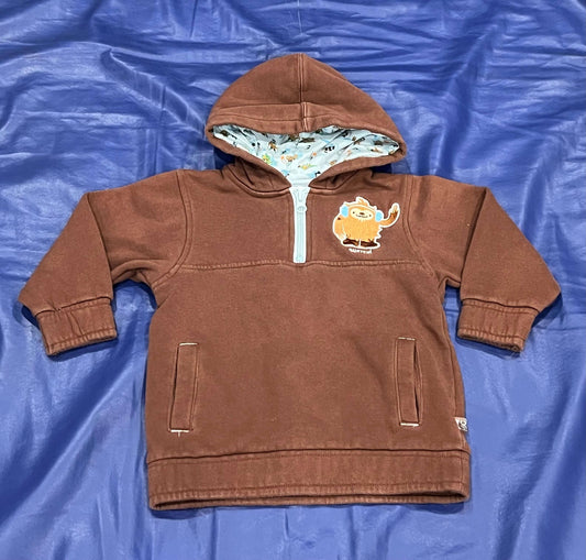 Kids / Boys Vancouver Olympic Hoodie from Hudson's Bay Company (HBC), brown, size 2, Very Good Used Condition (VGUC), Kids 2T