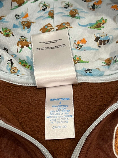 Kids / Boys Vancouver Olympic Hoodie from Hudson's Bay Company (HBC), brown, size 2, Very Good Used Condition (VGUC), Kids 2T