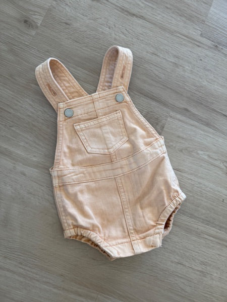 Adjustable Jean Overall Romper, Kids 6 Month (3-6M)