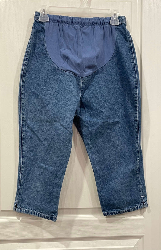 Denim Maternity Capris/Crops, size Small, Very Good Used Condition (VGUC), Maternity S (4-6)