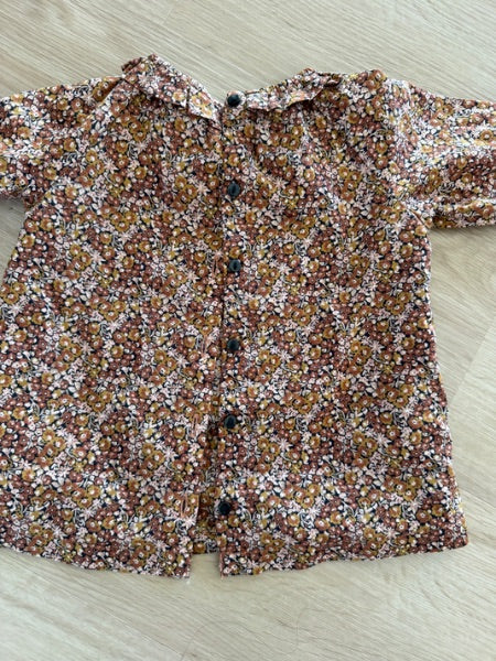 H&M Floral Button-Up Dress, Kids 6 Month (3-6M)