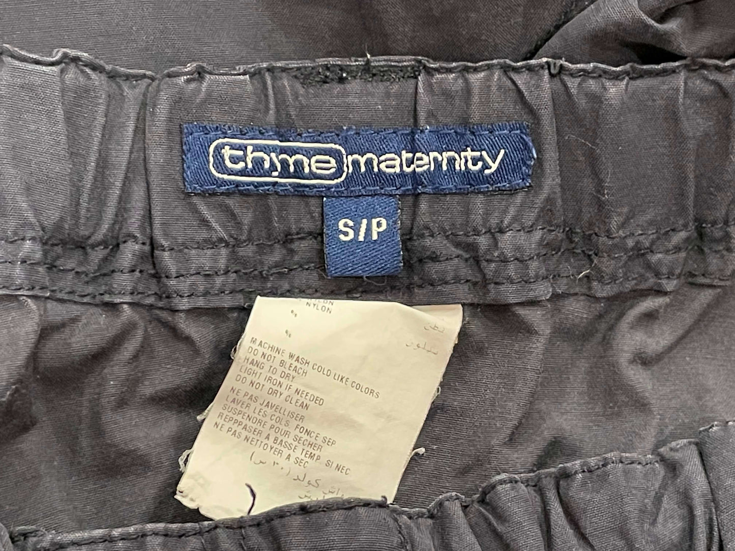 Thyme Maternity, Navy Blue Cargo Pants, size Small, Very Good Used Condition (VGUC), Maternity S (4-6)