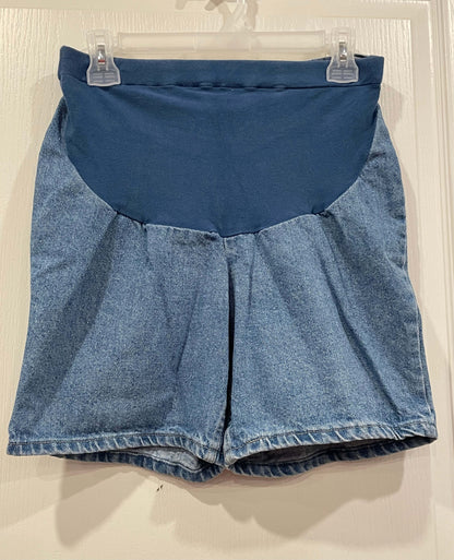 Denim Maternity Shorts, size 4 (Small), Maternity S (4-6)