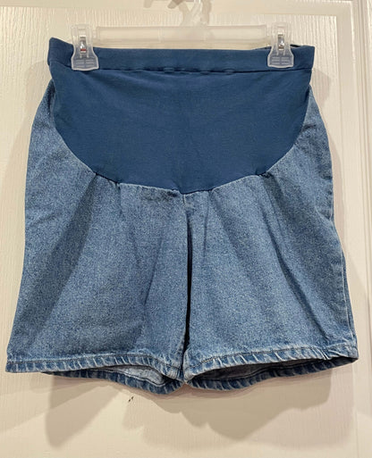 R.E.B.E.L Maternity Denim Jean Shorts, size 4 (Small), Maternity S (4-6)