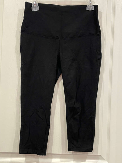 Black Maternity Capri Leggings, size Small , Maternity S (4-6)