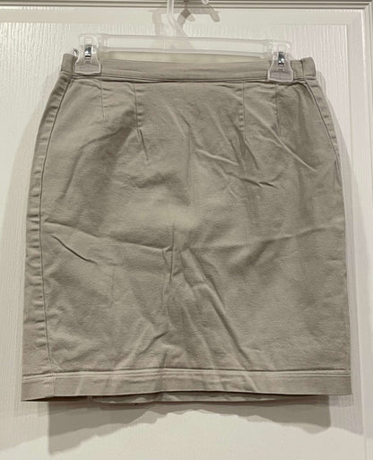 Motherhood Maternity Khaki short skirt, size Small , Maternity S (4-6)