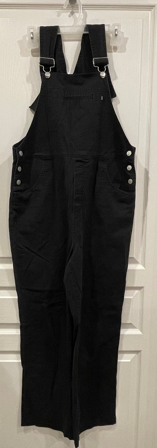 Black Maternity Overalls, size X-Small, Maternity XS (0-2)