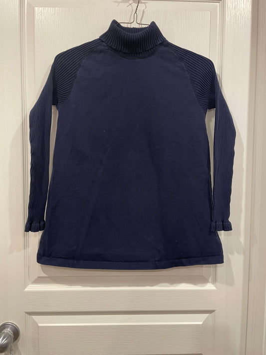 Solid Navy Blue L/S Maternity Turtleneck, size Small , Maternity S (4-6)