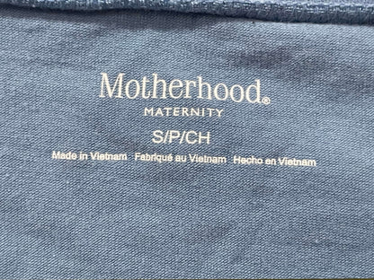 Motherhood Maternity, Solid Blue Maternity T-shirt, size Small, EUC, Maternity S (4-6)