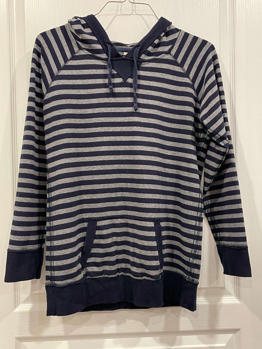 Thyme Maternity, L/S striped lightweight hoodie, size Large, Maternity L (12-14)