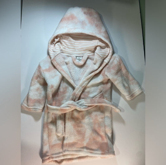 Modern Baby Robe - Hooded with attached belt, Kids 9 Month (6-9M)