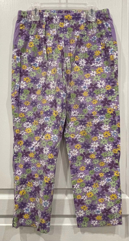 Cute Maternity Pants with Floral Pattern, size Small, Maternity S (4-6)