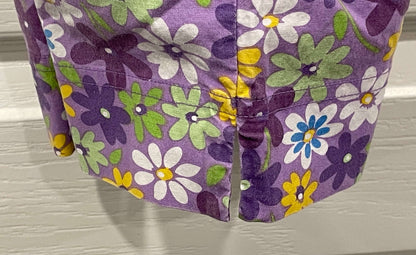 Cute Maternity Pants with Floral Pattern, size Small, Maternity S (4-6)