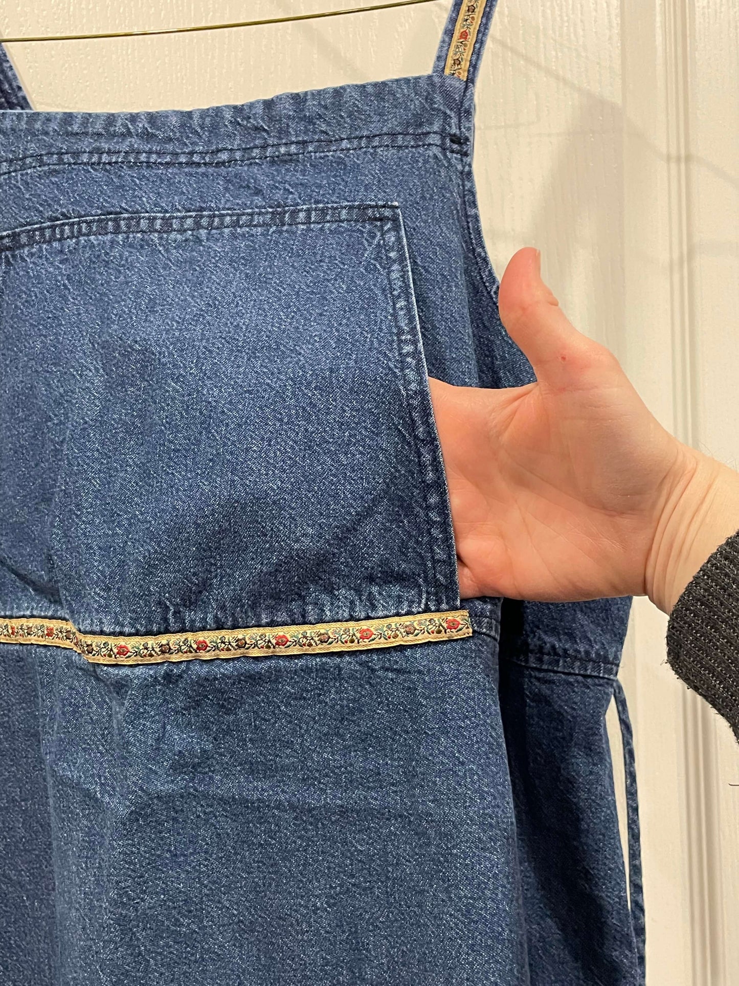 Tomorrow’s Mother Sport short Denim dress, size Medium, Maternity M (8-10)
