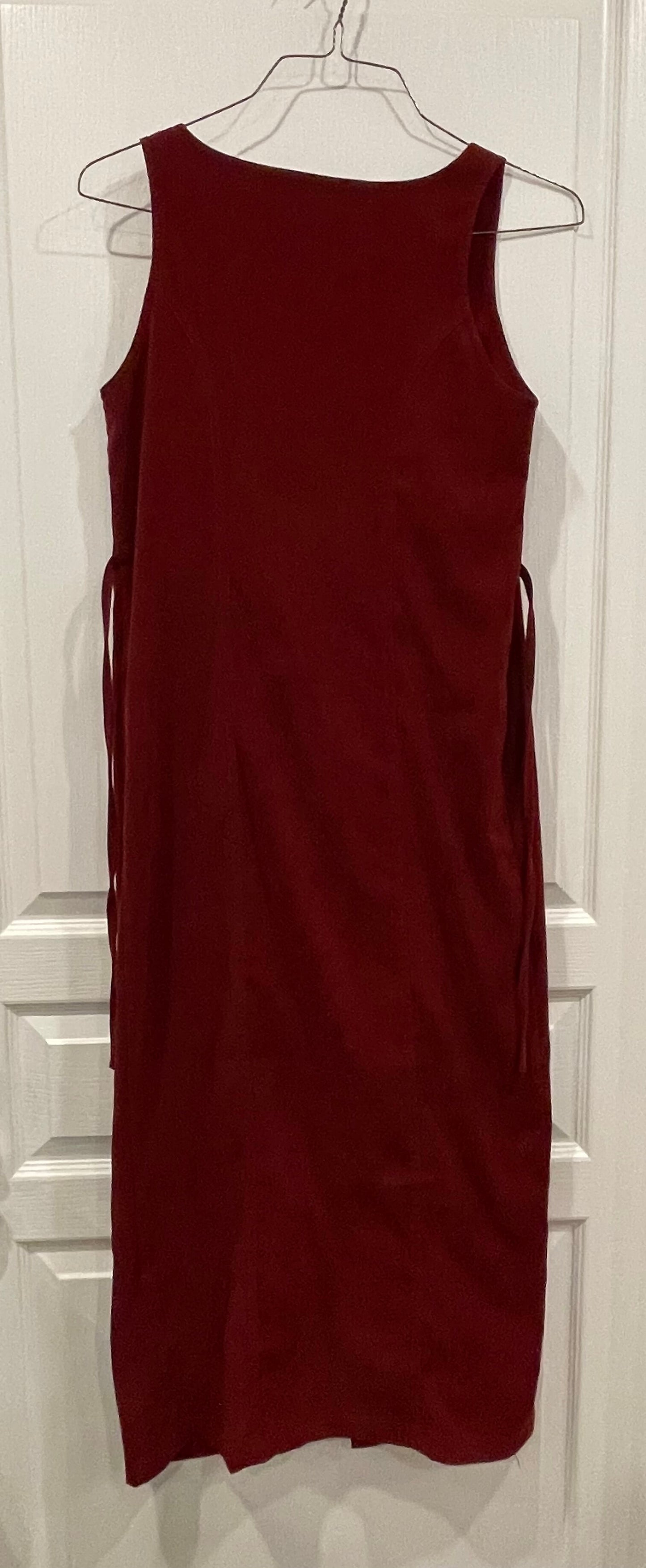VGUC, Thyme Maternity, Long Dark Red Dress, size X-Small, Maternity XS (0-2)