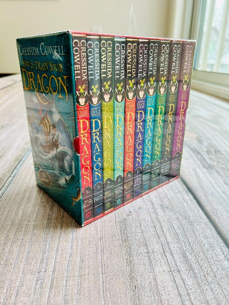 How to train your dragon: the complete 10 book series set, brand new in packaging