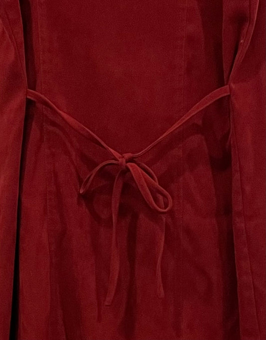 VGUC, Thyme Maternity, Long Red Dress, size X-Small, Maternity XS (0-2)