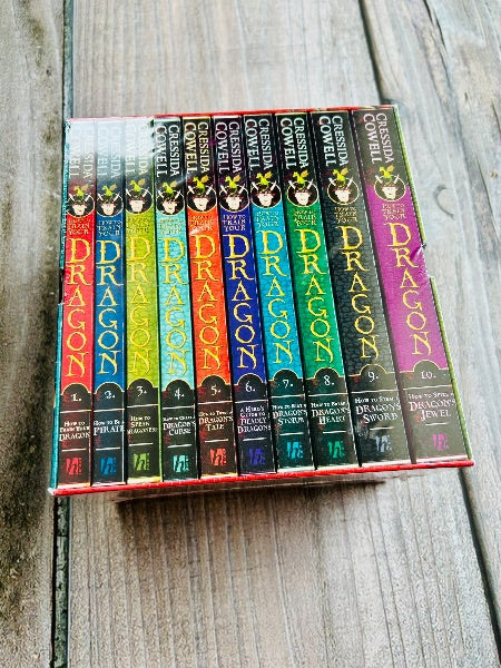 How to train your dragon: the complete 10 book series set, brand new in packaging