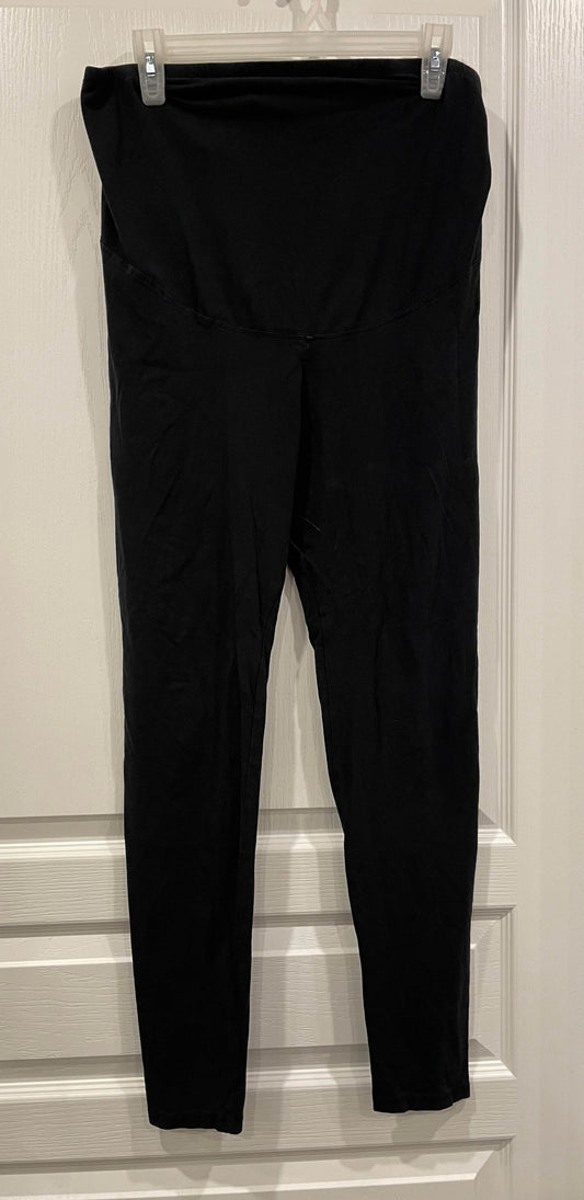 H&M Maternity, black leggings, size Large, Maternity L (12-14)