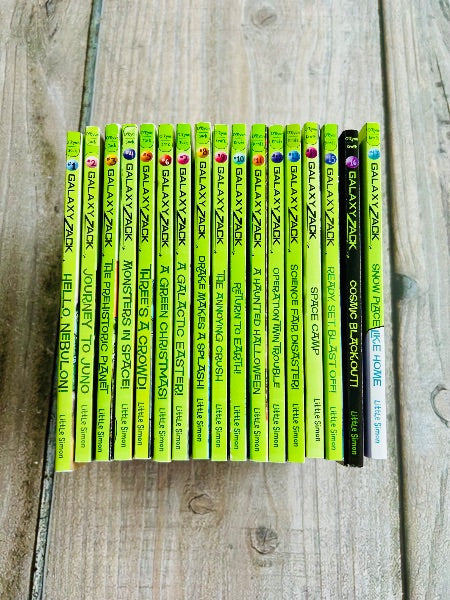 Galaxy Zack chapter books 1-17 collection set, excellent-excellent condition