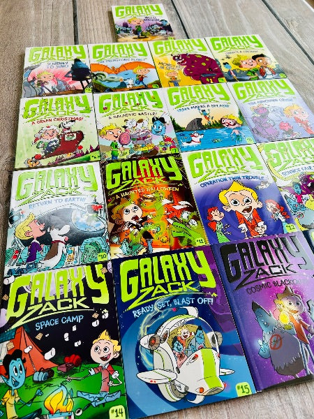 Galaxy Zack chapter books 1-17 collection set, excellent-excellent condition