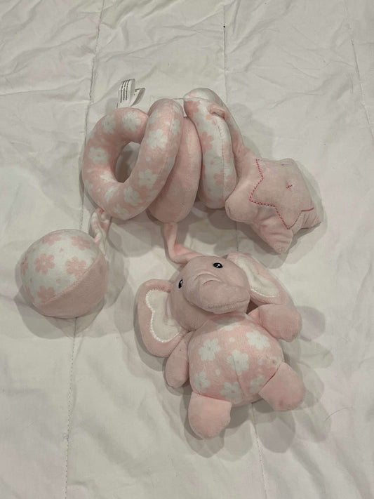 Pink Stretch and Spiral Toy - VGUC