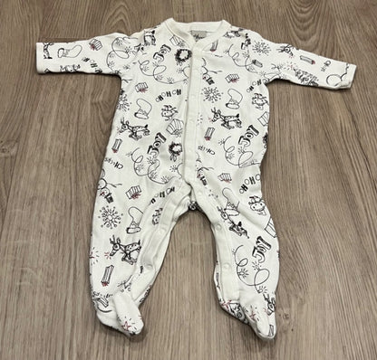 Old Navy Christmas Holiday Sleeper, size 0-3mos, Kids 3 Month (0-3M)