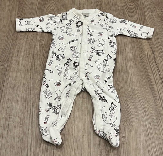 Old Navy Christmas Holiday Sleeper, size 0-3mos, Kids 3 Month (0-3M)