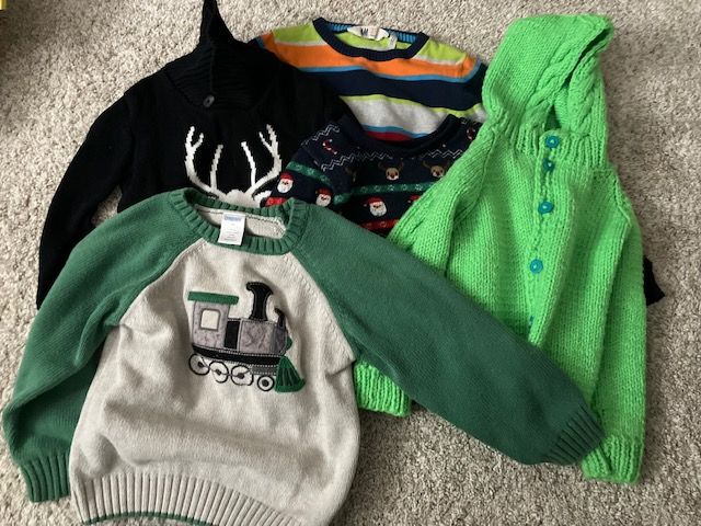 Thick sweaters bundle (5), Kids 2T