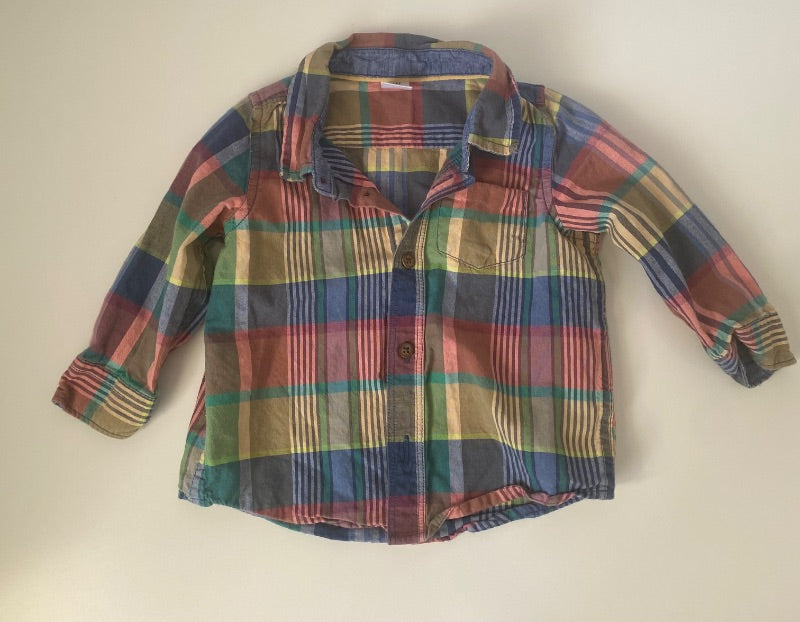 Plaid button down shirts, 18 months , Kids 18 Month (12-18M)