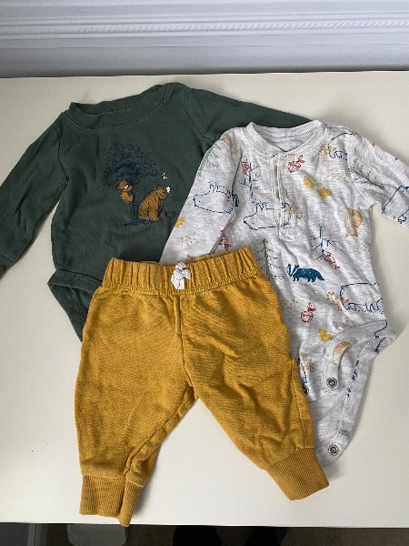 Bear Outfit Set, 3 months , Kids 3 Month (0-3M)