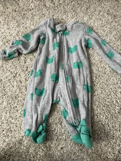 Assorted sleepers (6) newborn - 6 months, Kids 6 Month (3-6M)