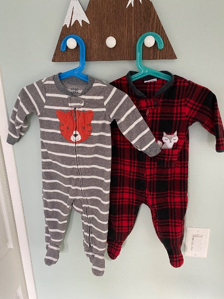 Fleece Sleepers, 9 months , Kids 9 Month (6-9M)