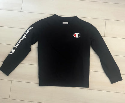 Sweatshirt- Champion black, Kids 7 & 8
