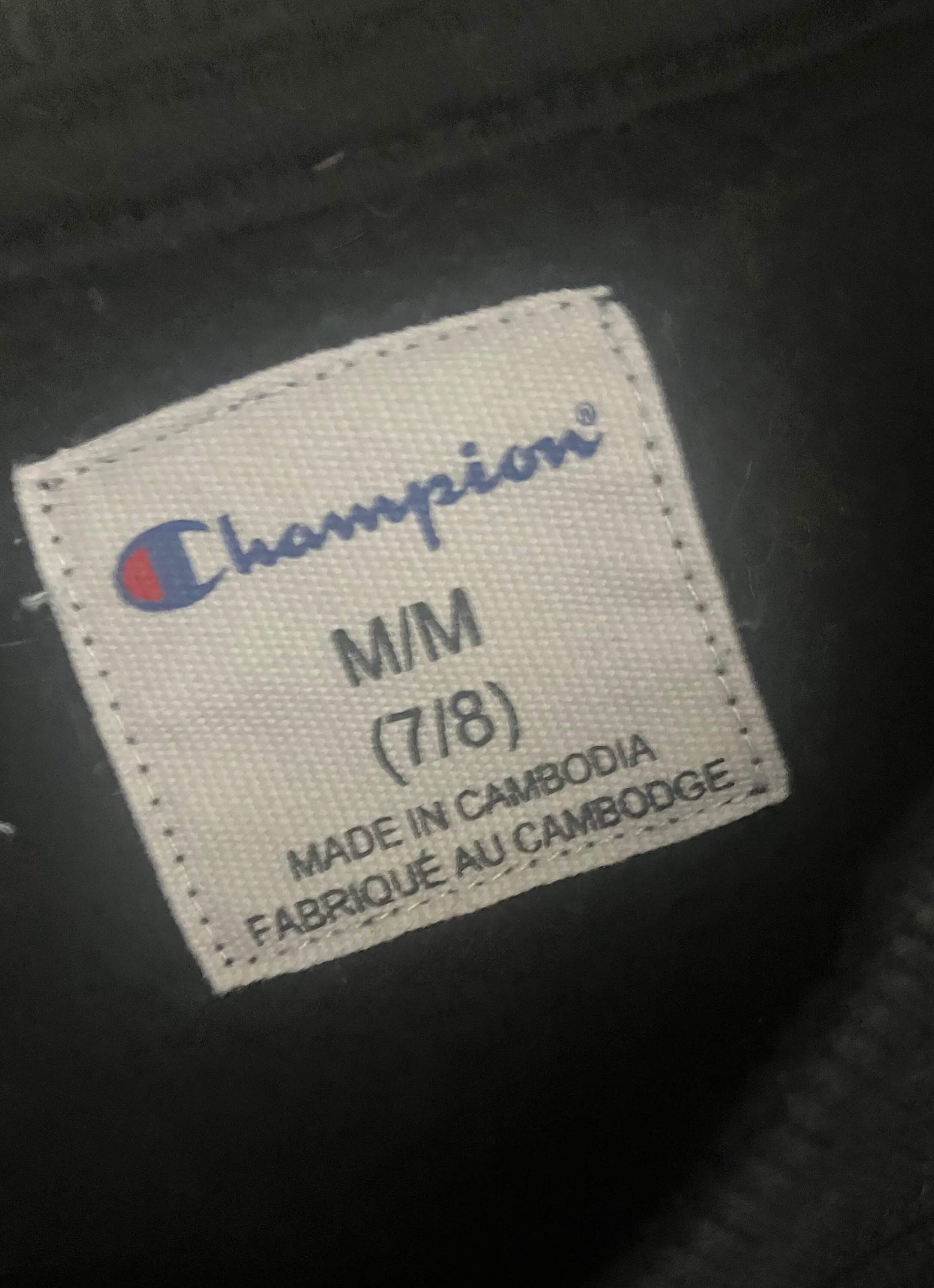 Sweatshirt- Champion black, Kids 7 & 8