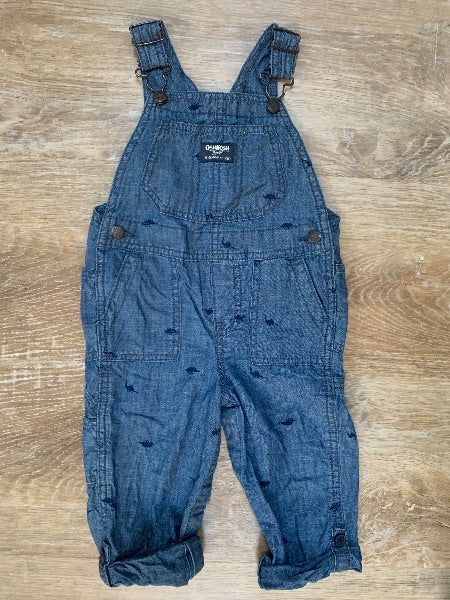 Osh Kosh Light Jean Overalls -  Size 24 months