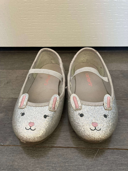 Bunny Silver Shoes, Size 10, Shoes 10 (Toddler:2-4yr)