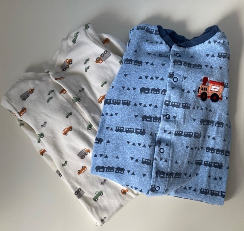 Cotton Footie Pajamas, 9 months , Kids 9 Month (6-9M)