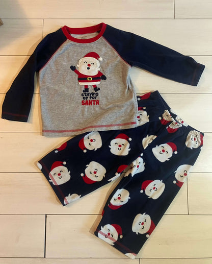 Fleece Christmas pajamas, Kids 24 Month (18-24M)