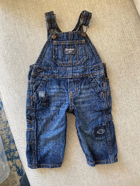 Osh Kosh Overalls, 6 months , Kids 6 Month (3-6M)