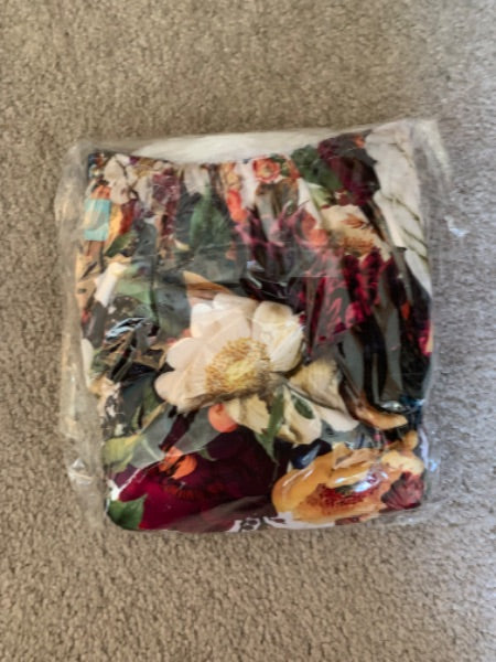 Floral cloth diaper o/s