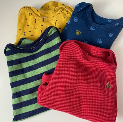 Body suit Bundle, 9 months 4pc, Kids 9 Month (6-9M)