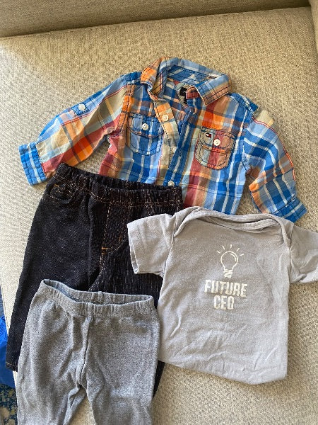 Baby Boy Outfit Bundle, 6 months , Kids 6 Month (3-6M)