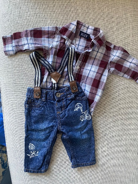 Children’s Place Outfit, 6 months , Kids 6 Month (3-6M)