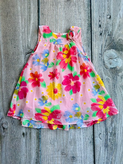 Koala Kids size 3T girls sleeveless floral organza dress, like new, Kids 3T