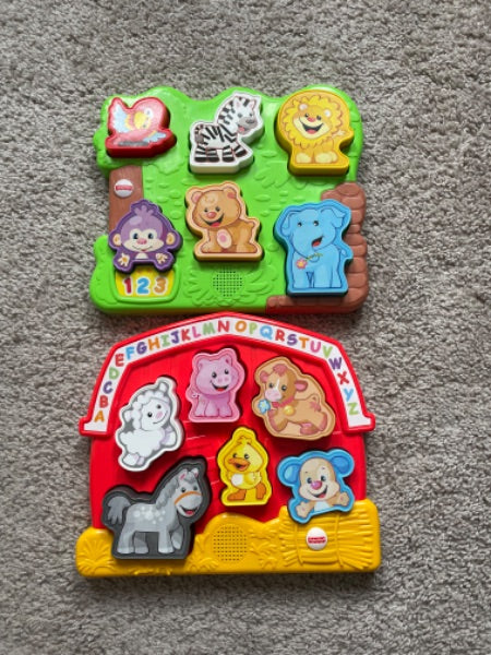 Fisher Price musical puzzles