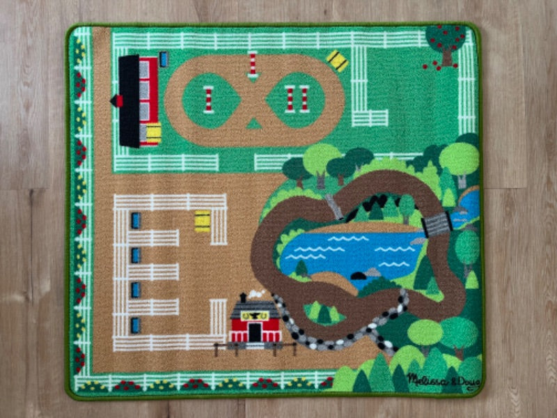 Melissa and Doug Round the Ranch Activity Rug