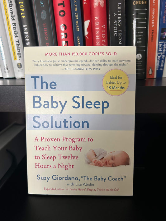 Baby Sleep Solution book by Lisa Abidin and Suzy Giordano - new